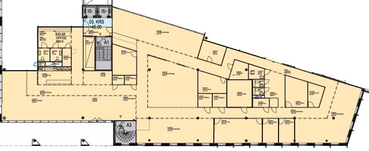 Ilmalantori 1, 852m2, 3. kerros, Toimistotila