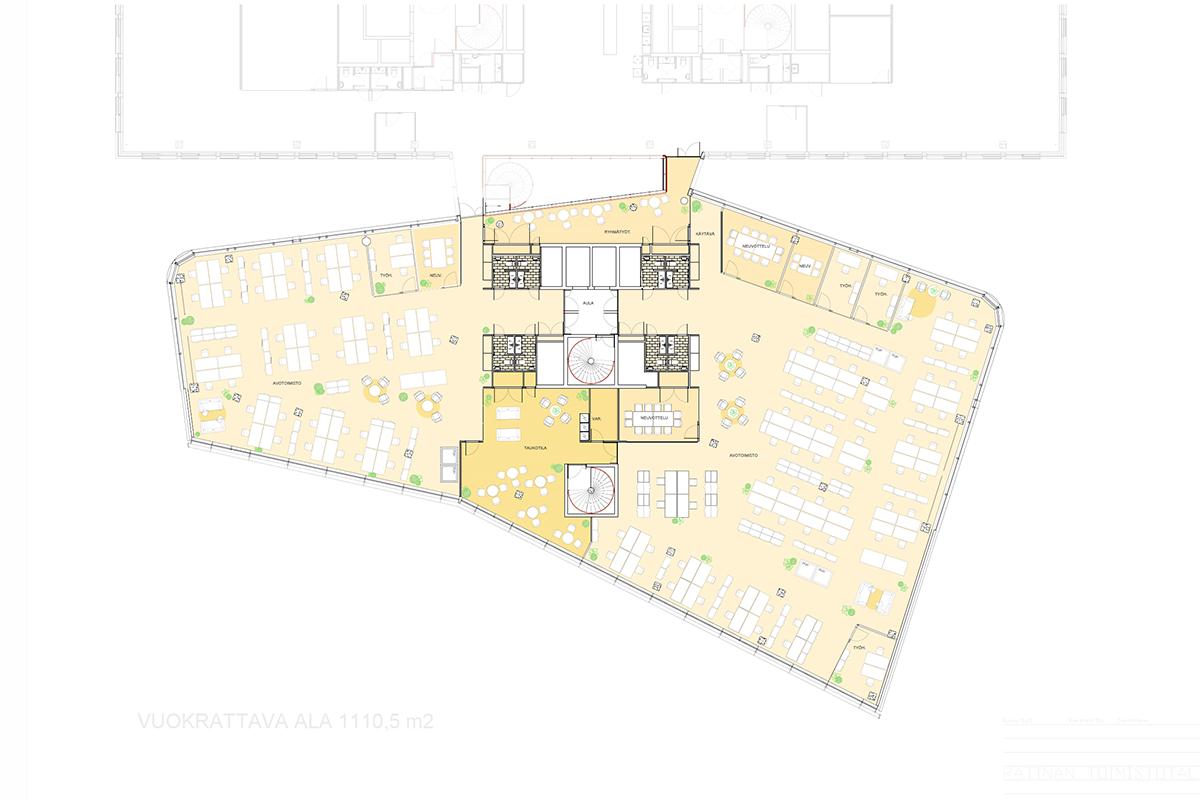 Vuolteenkatu 2 TAMPERE, 1110m2, , Toimistotila