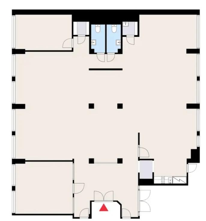 Kalevankatu 20, 276m2, 2. kerros, Toimistotila