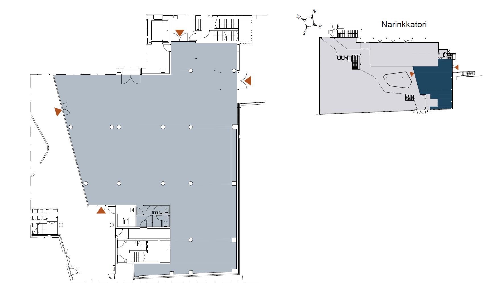 Simonkatu 9, 425m2, Katutaso, Liiketila