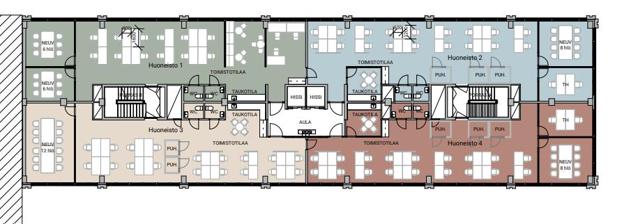 Kaikukatu 3, 160m2, , Toimistotila