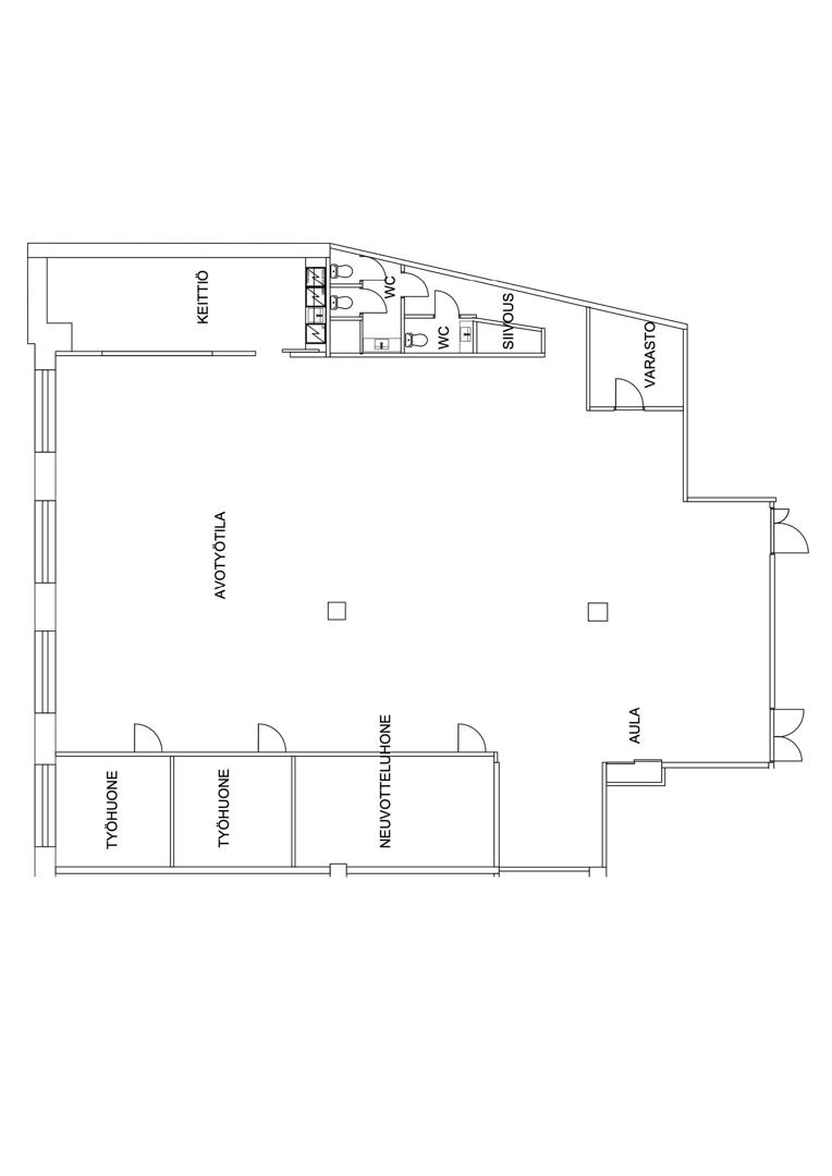 Tehtaankatu 27-29, 300m2, 5. kerros, Toimistotila