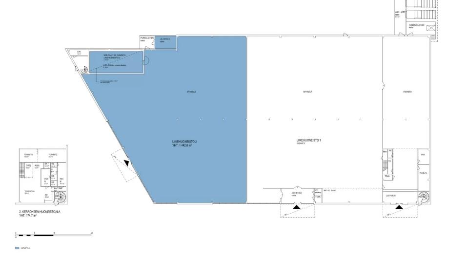 Myllärinkatu 12 LAPPEENRANTA, 1442m2, Katutaso, Liiketila
