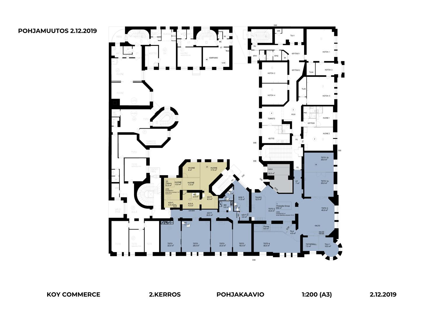 Hämeenkatu 17 TAMPERE, 451m2, , Toimistotila