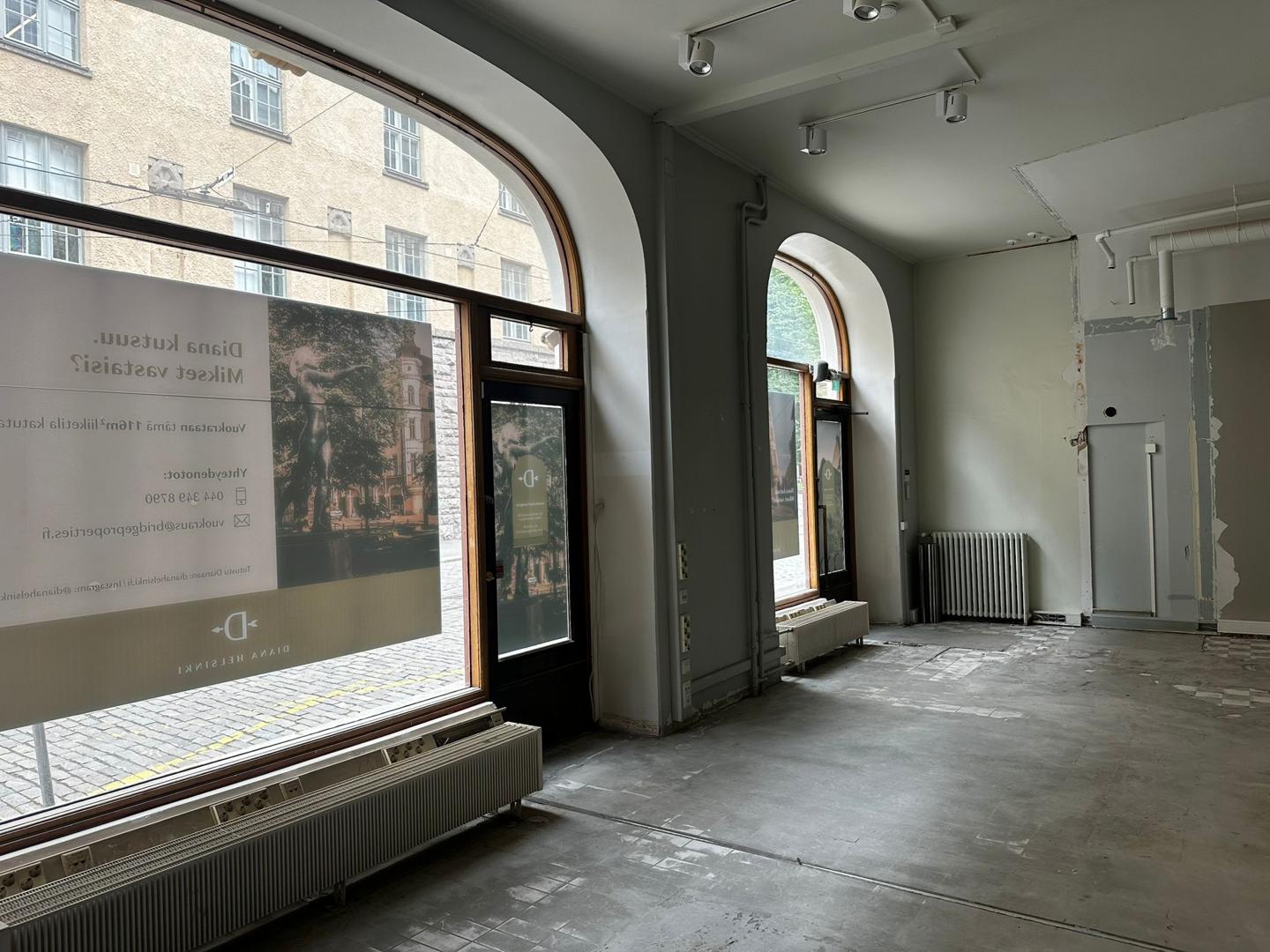 Yrjönkatu 16, 116m2, Katutaso, Liiketila