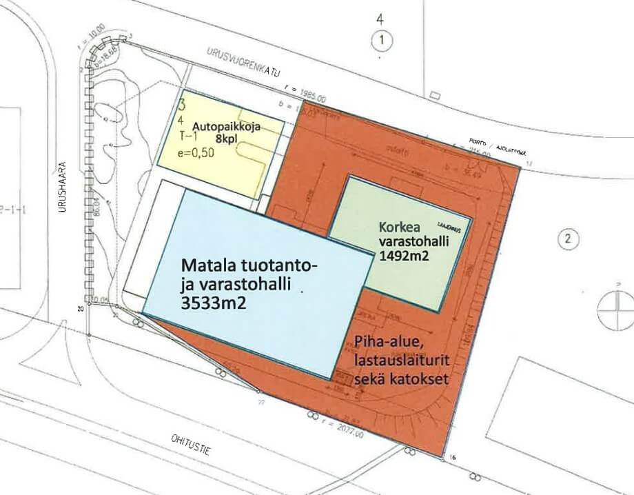 Urusvuorenkatu 3, 5025m2, Useita kerroksia, Varastotila