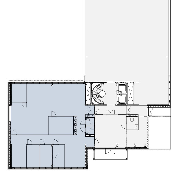 Osmontie 38, 269m2, 1. kerros, Toimistotila