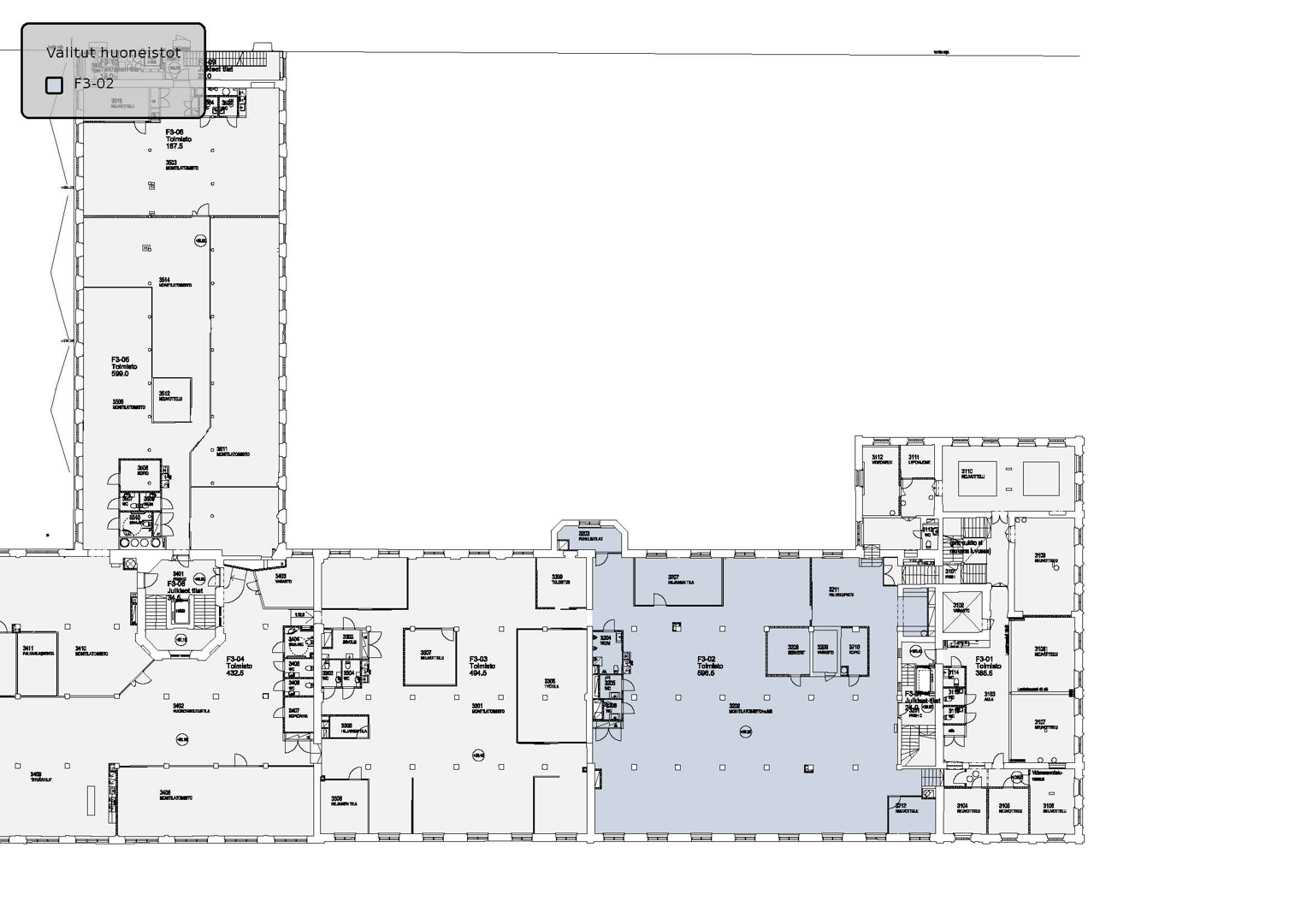 Kelloportinkatu 1 B TAMPERE, 596m2, 3. kerros, Toimistotila