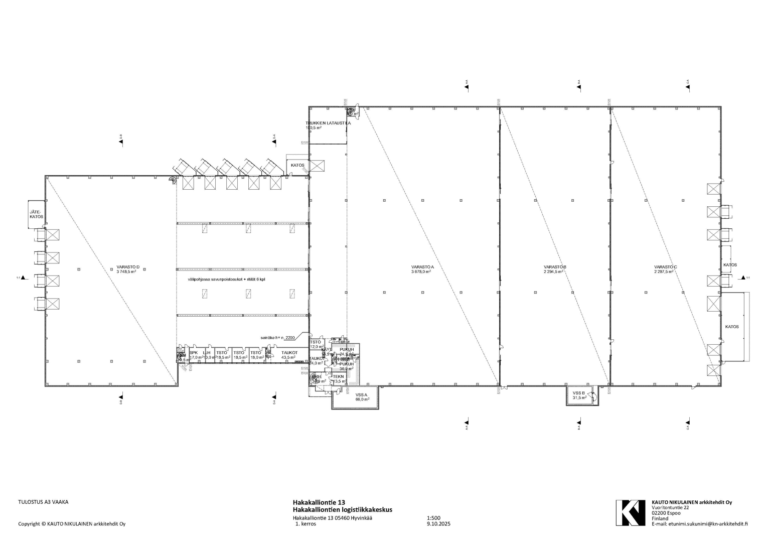 Hakakalliontie 13 HYVINKÄÄ, 15465m2, Useita kerroksia, Varastotila