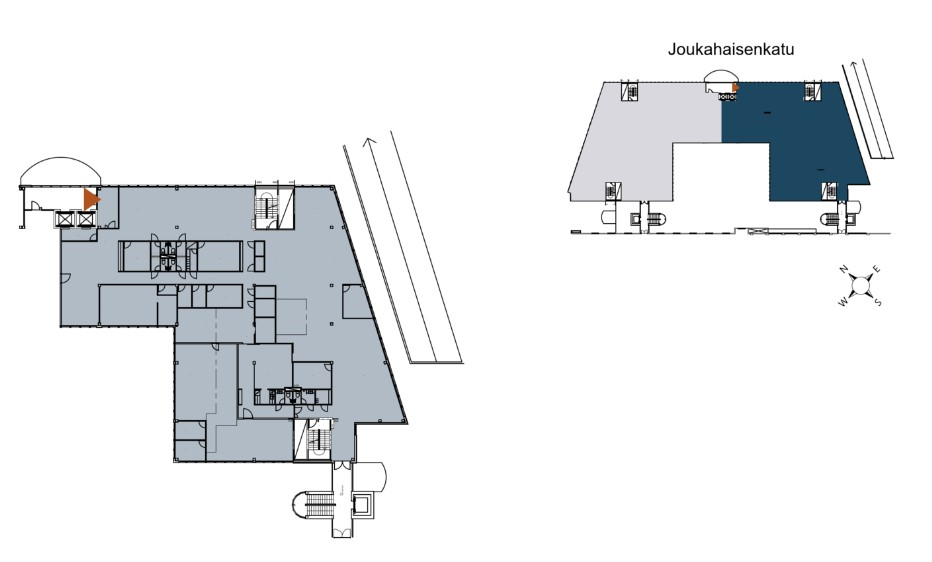 Joukahaisenkatu 1 TURKU, 968m2, 5. kerros, Toimistotila