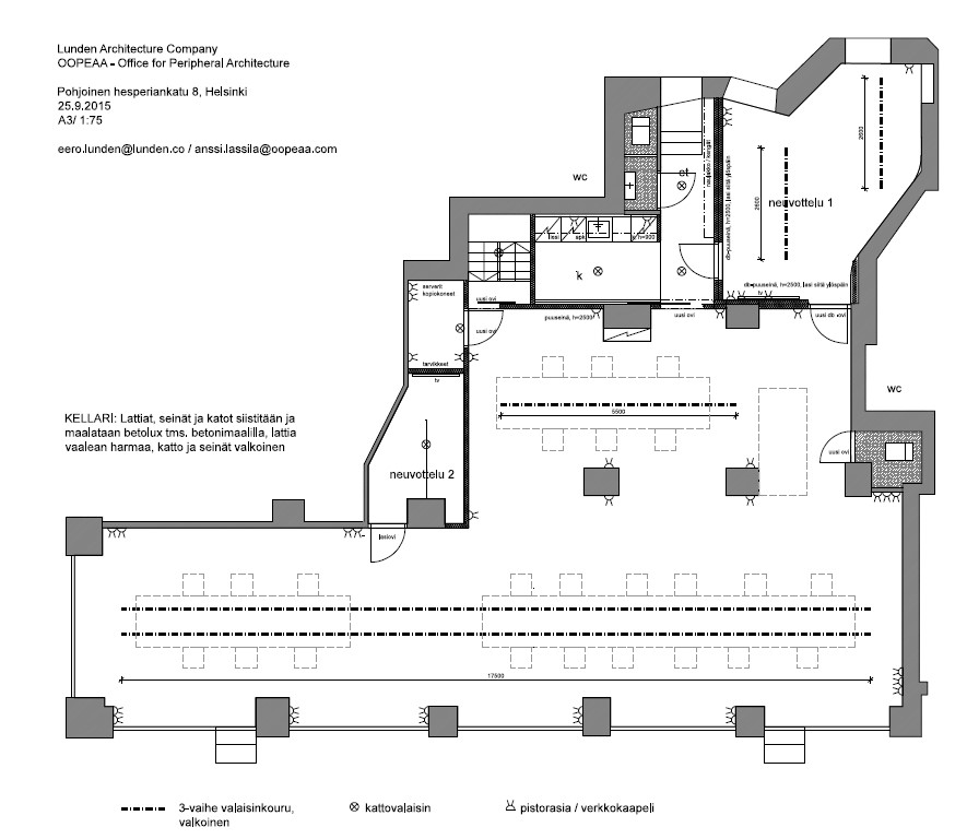 Eteläinen Hesperiankatu 8, 250m2, Katutaso, Liiketila