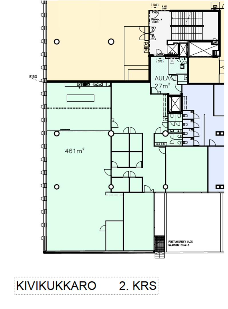 Yliopistonkatu 29 B TURKU, 461m2, 2. kerros, Liiketila