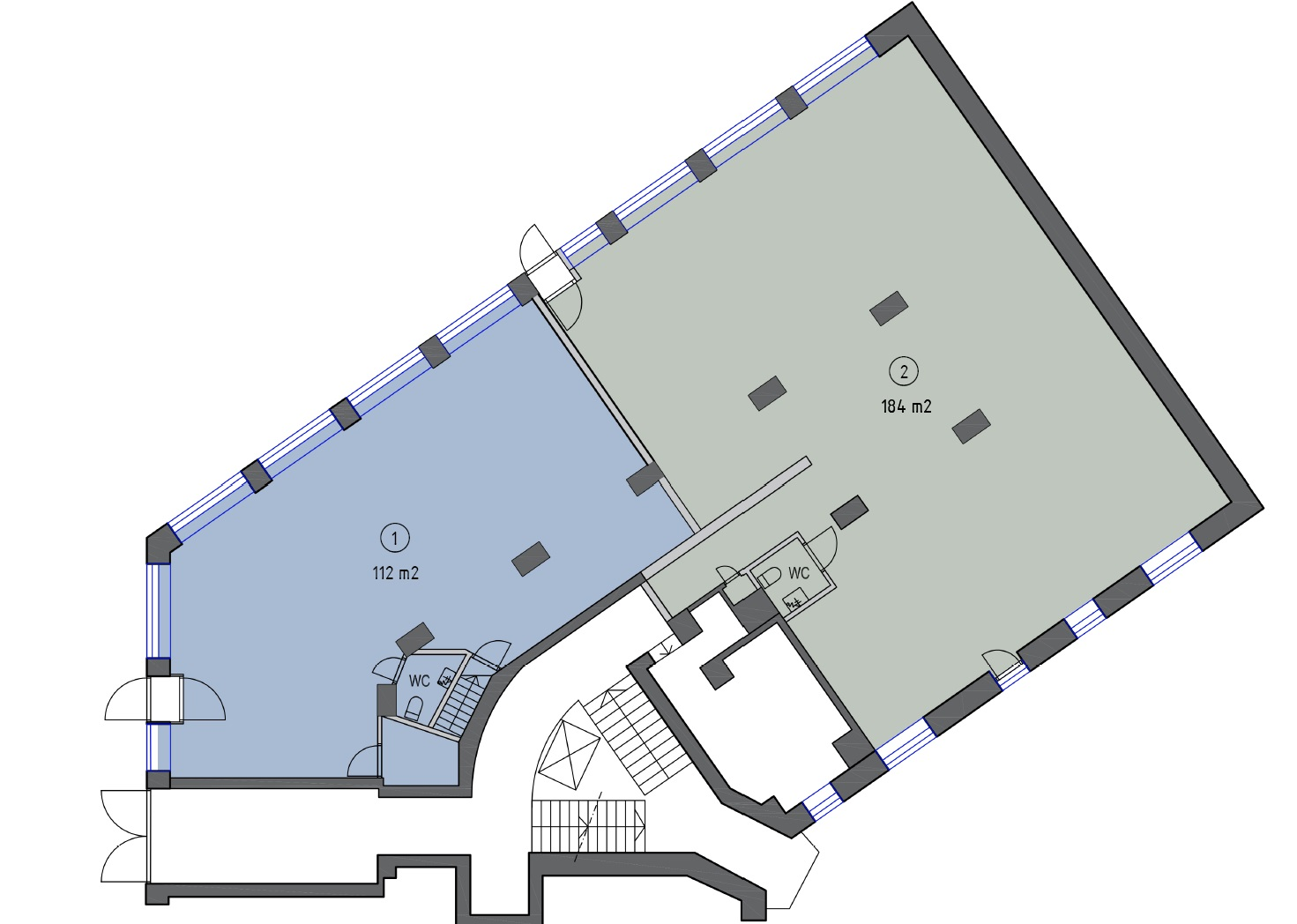 Mannerheimintie 43, 372m2, Katutaso, Liiketila