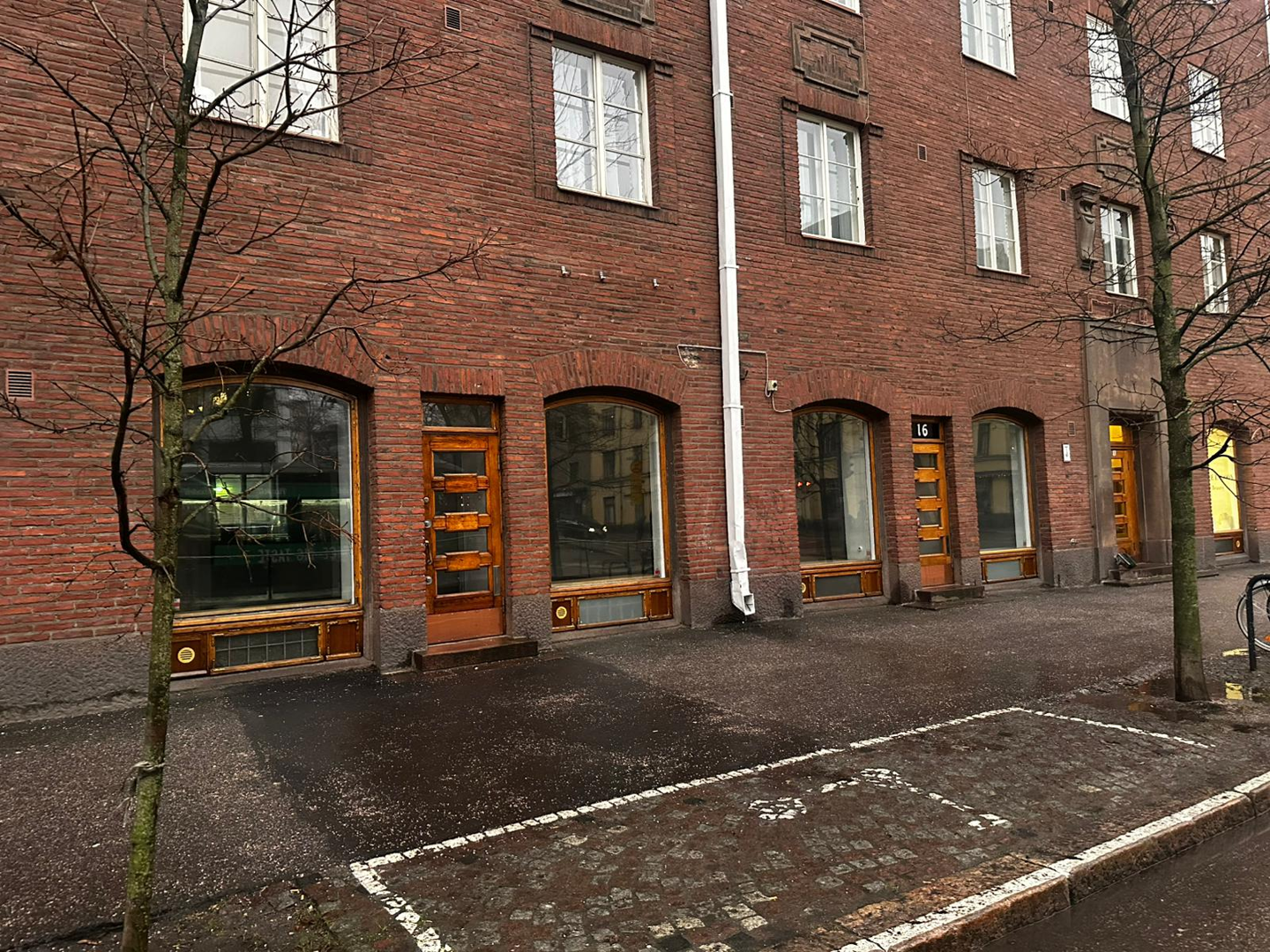 Helsinginkatu 16, 168m2, katutaso, Liiketila