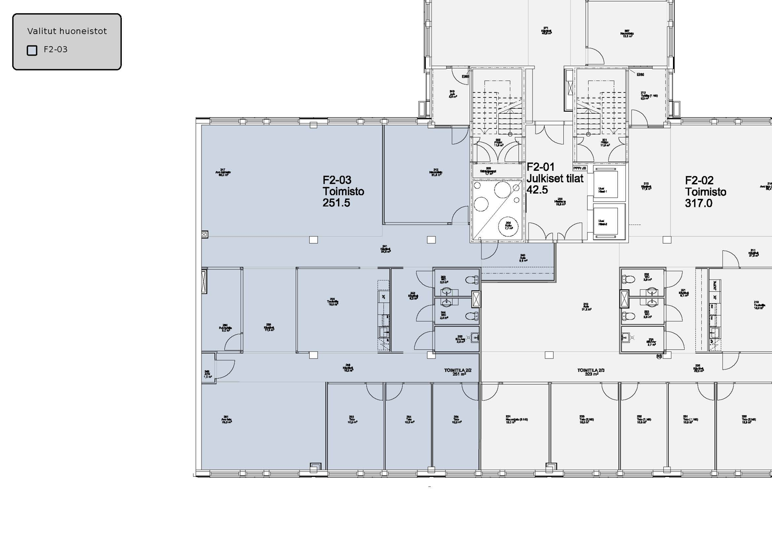 Lönnrotinkatu 11, 254m2, 2. kerros, Toimistotila