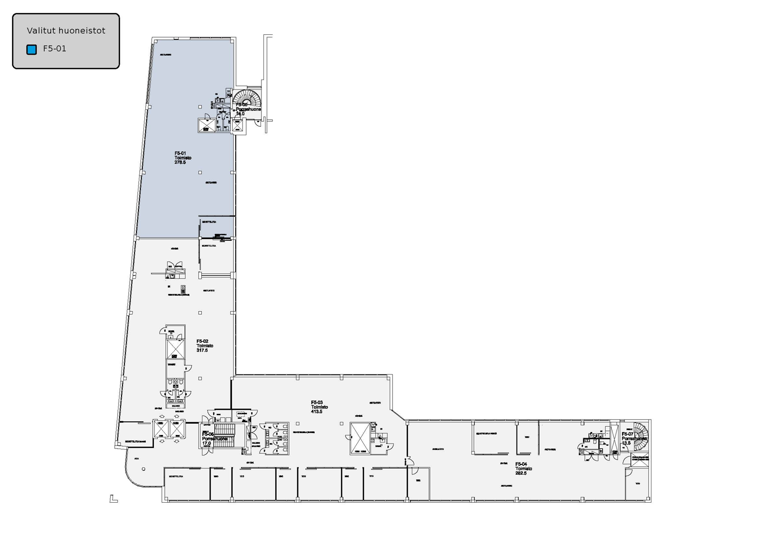 Sörnäisten rantatie 29, 278m2, 5. kerros, Toimistotila