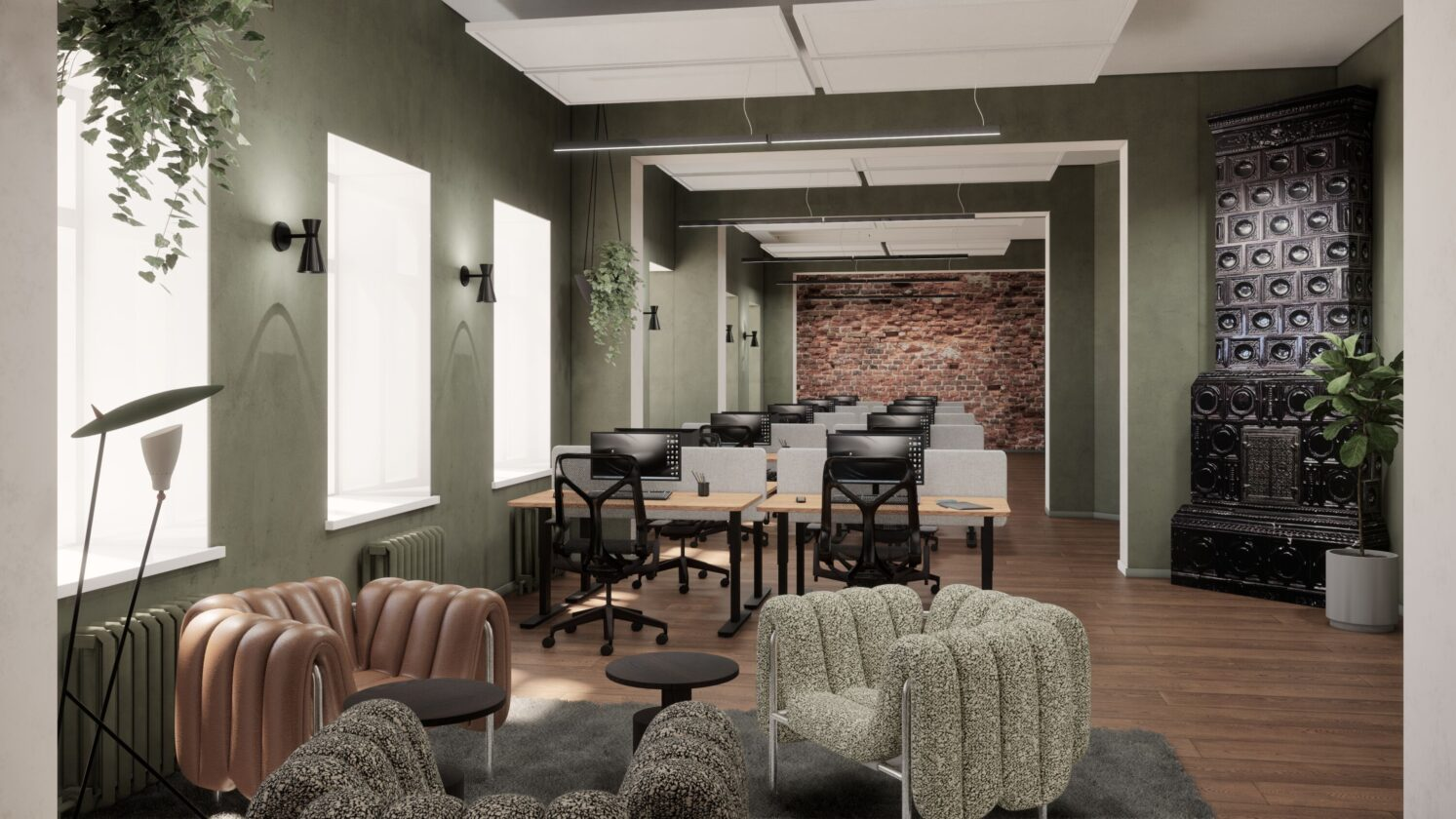 Vilhonkatu 6, 176m2, 3. kerros, Toimistotila