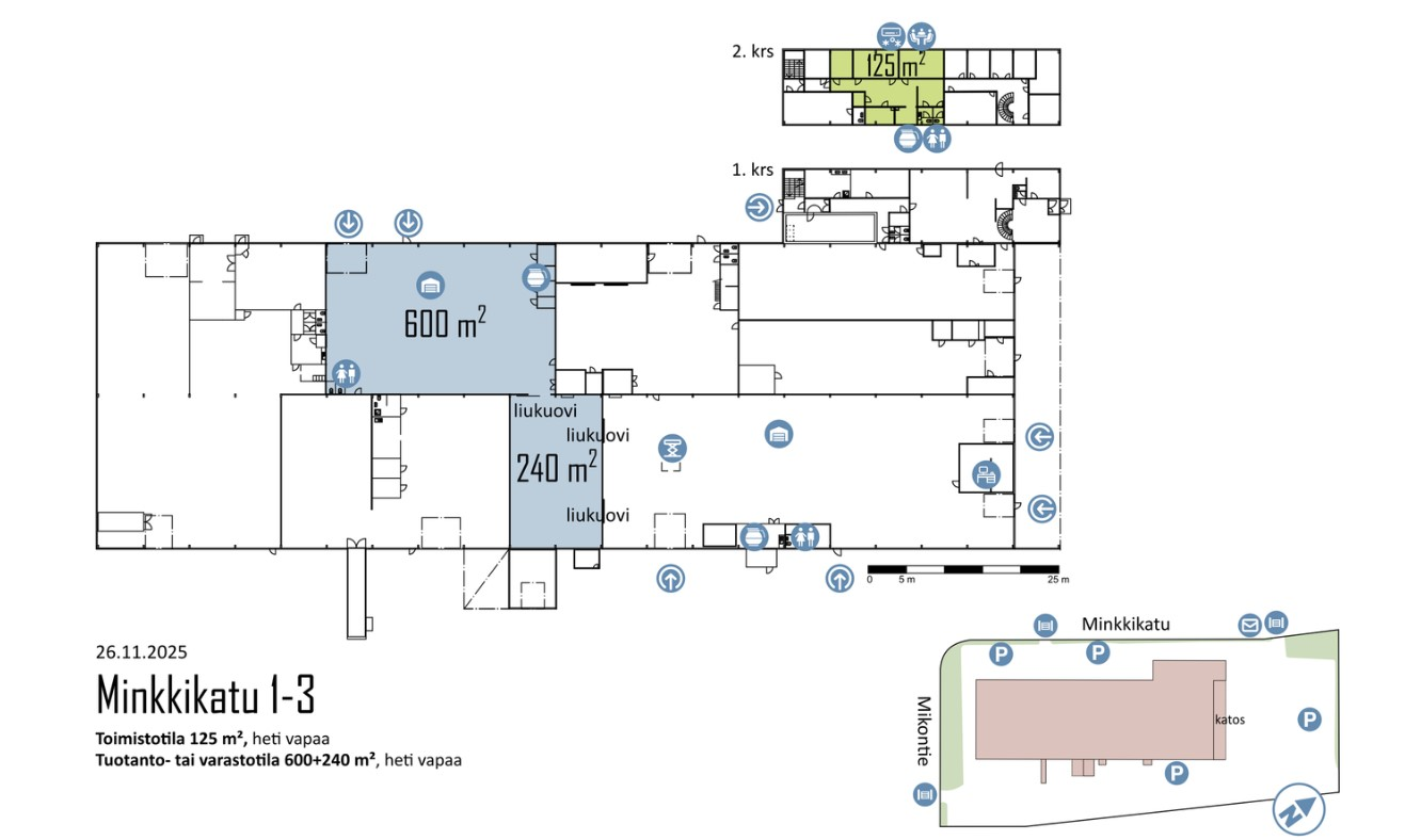 Minkkikatu 1-3 JÄRVENPÄÄ, 840m2, Maantaso, Varastotila
