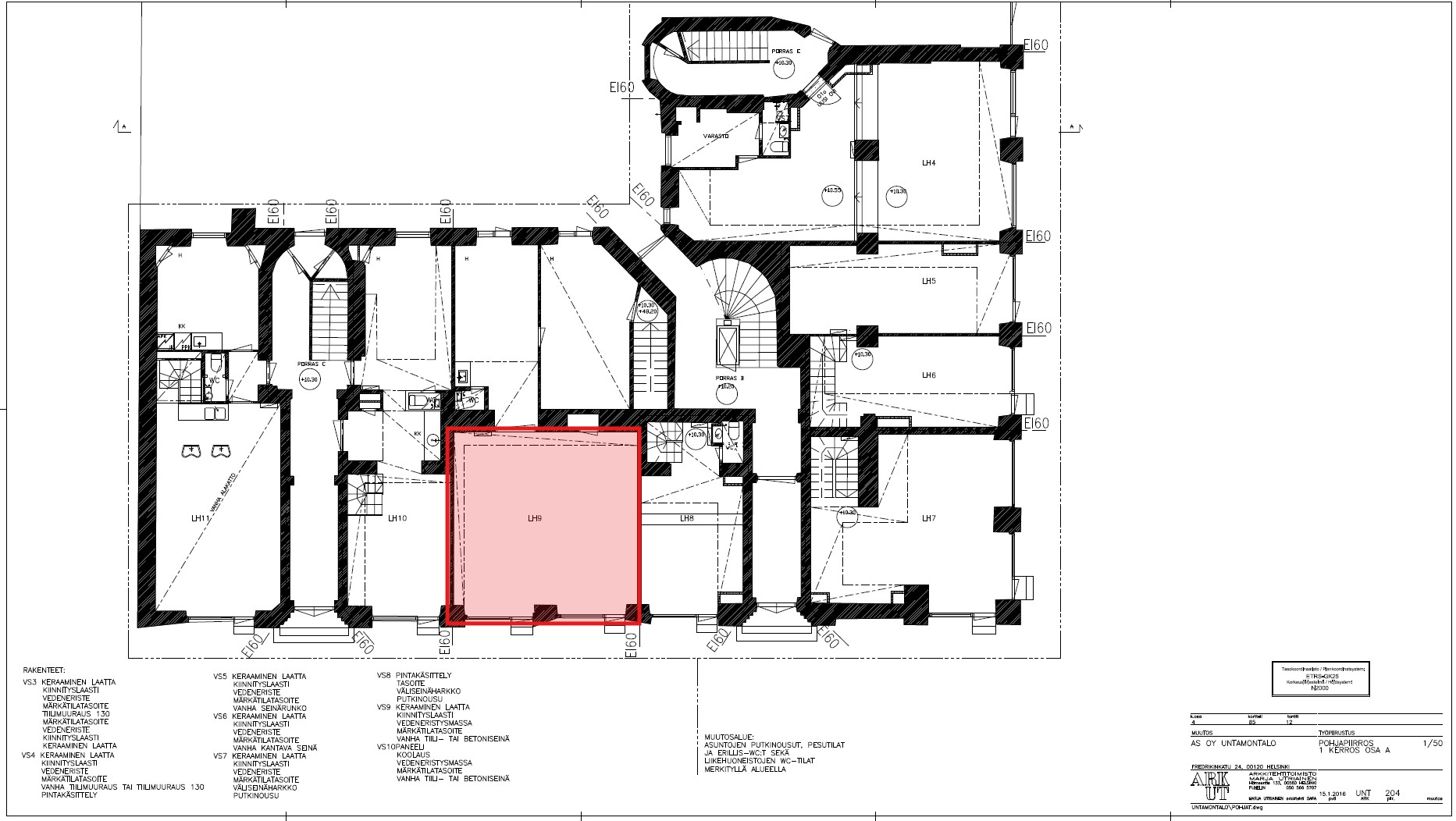 Uudenmaankatu 27, 96m2, Useita kerroksia, Liiketila