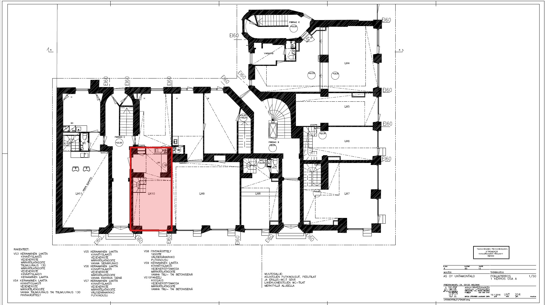 Uudenmaankatu 27, 80m2, Useita kerroksia, Liiketila