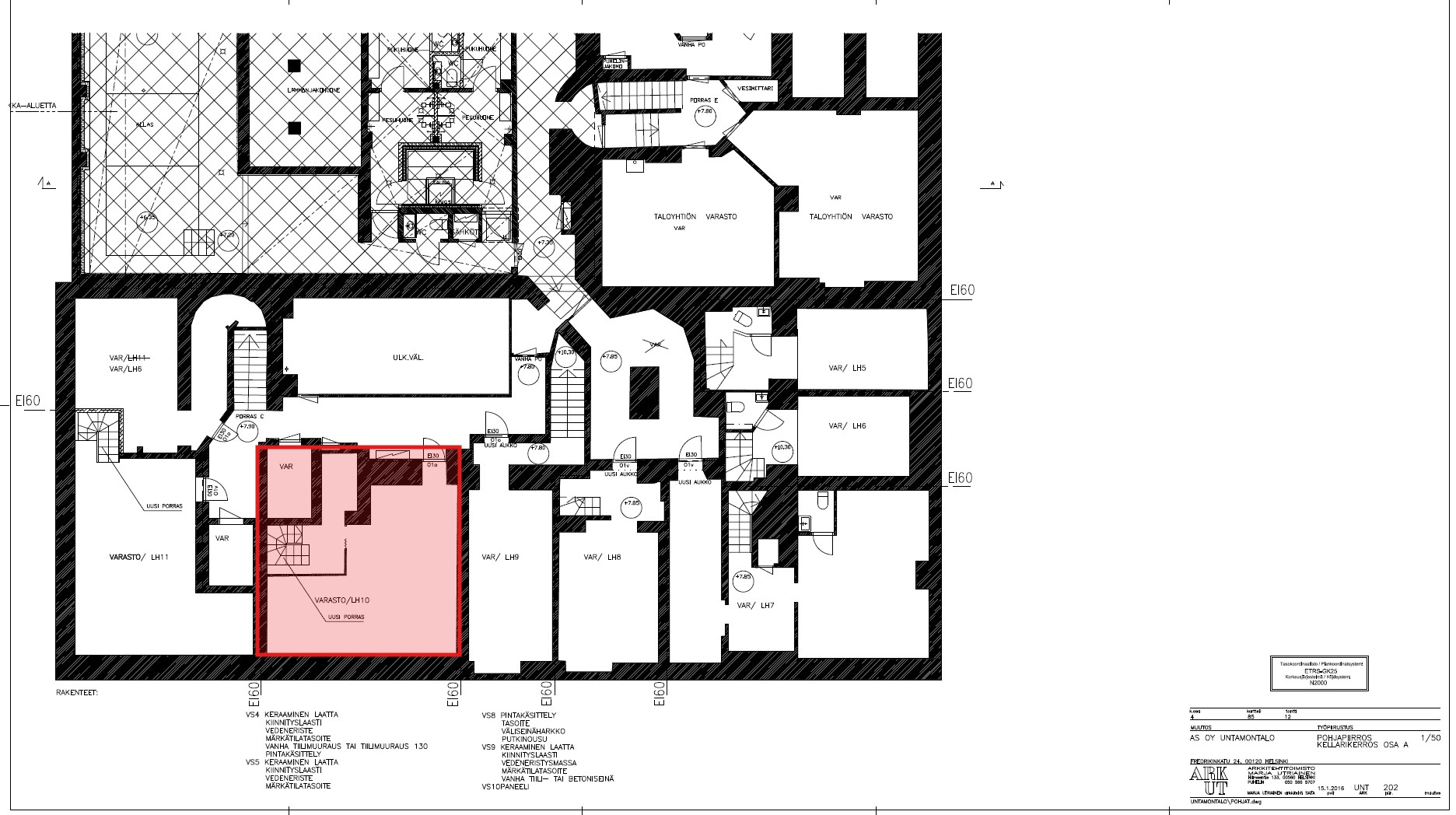 Uudenmaankatu 27, 80m2, Useita kerroksia, Liiketila
