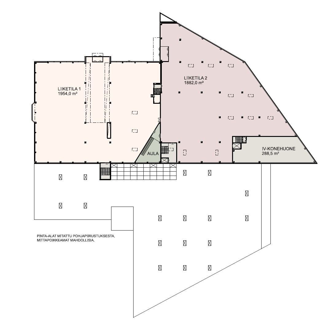 Lehtikaari 3 KOUVOLA, 1882m2, 1. kerros, Liiketila