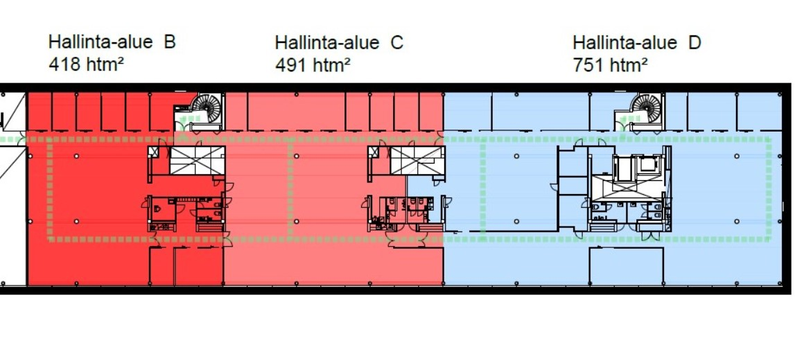 Keilasatama 5, 1620m2, 3. kerros, Toimistotila