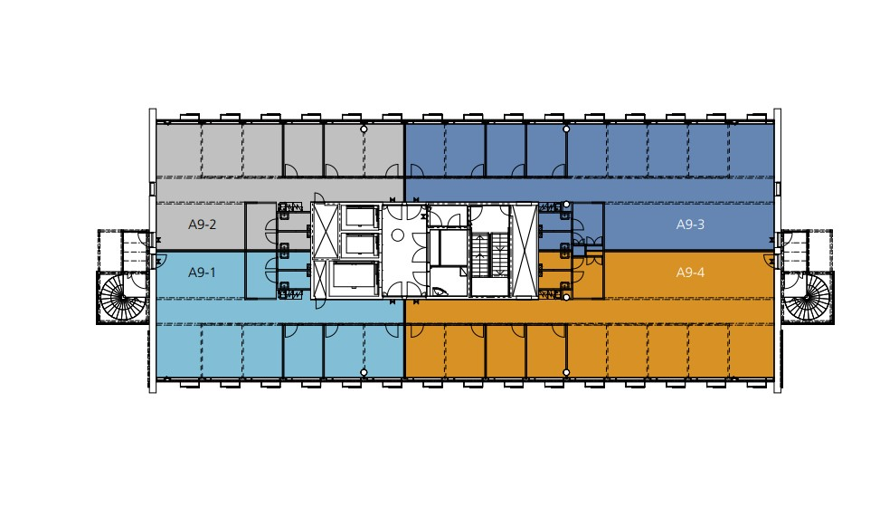 Keilaranta 1 A, 188m2, 9. kerros, Toimistotila