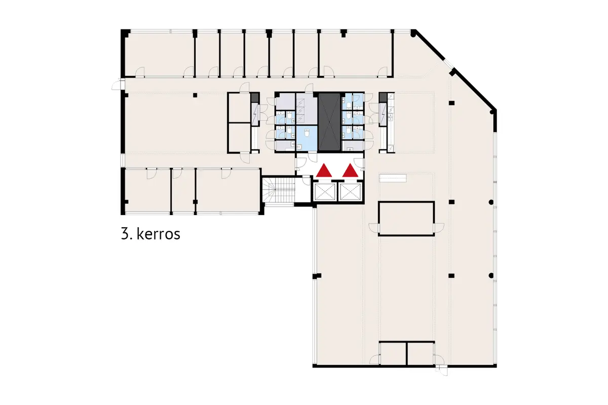 Linnoitustie 5, 1540m2, Useita kerroksia, Toimistotila