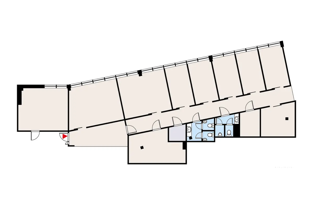 Piispantilankuja 4, 191m2, 2. kerros, Toimistotila