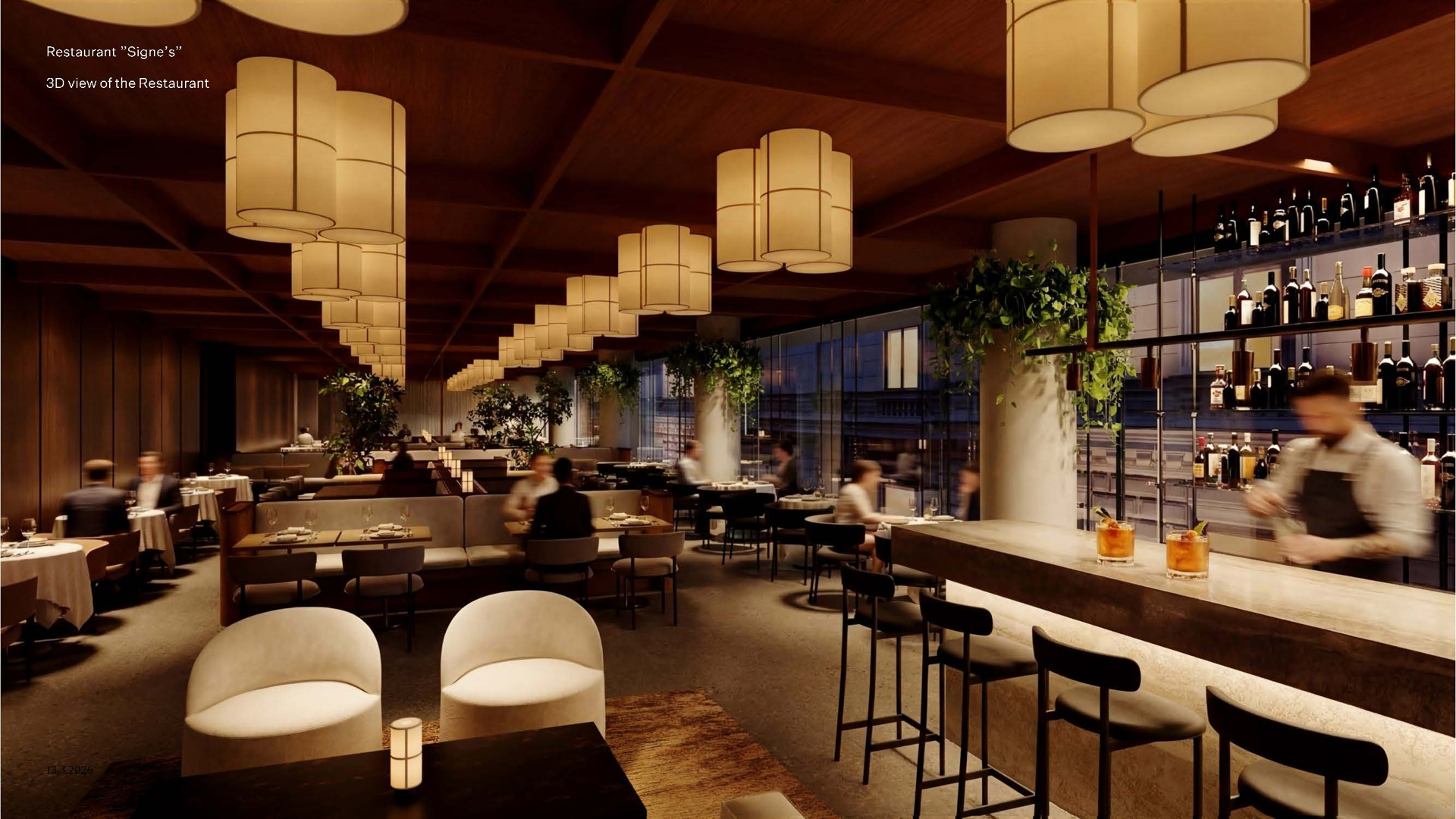 Mannerheimintie 14, 505m2, 2. kerros, Ravintolatila