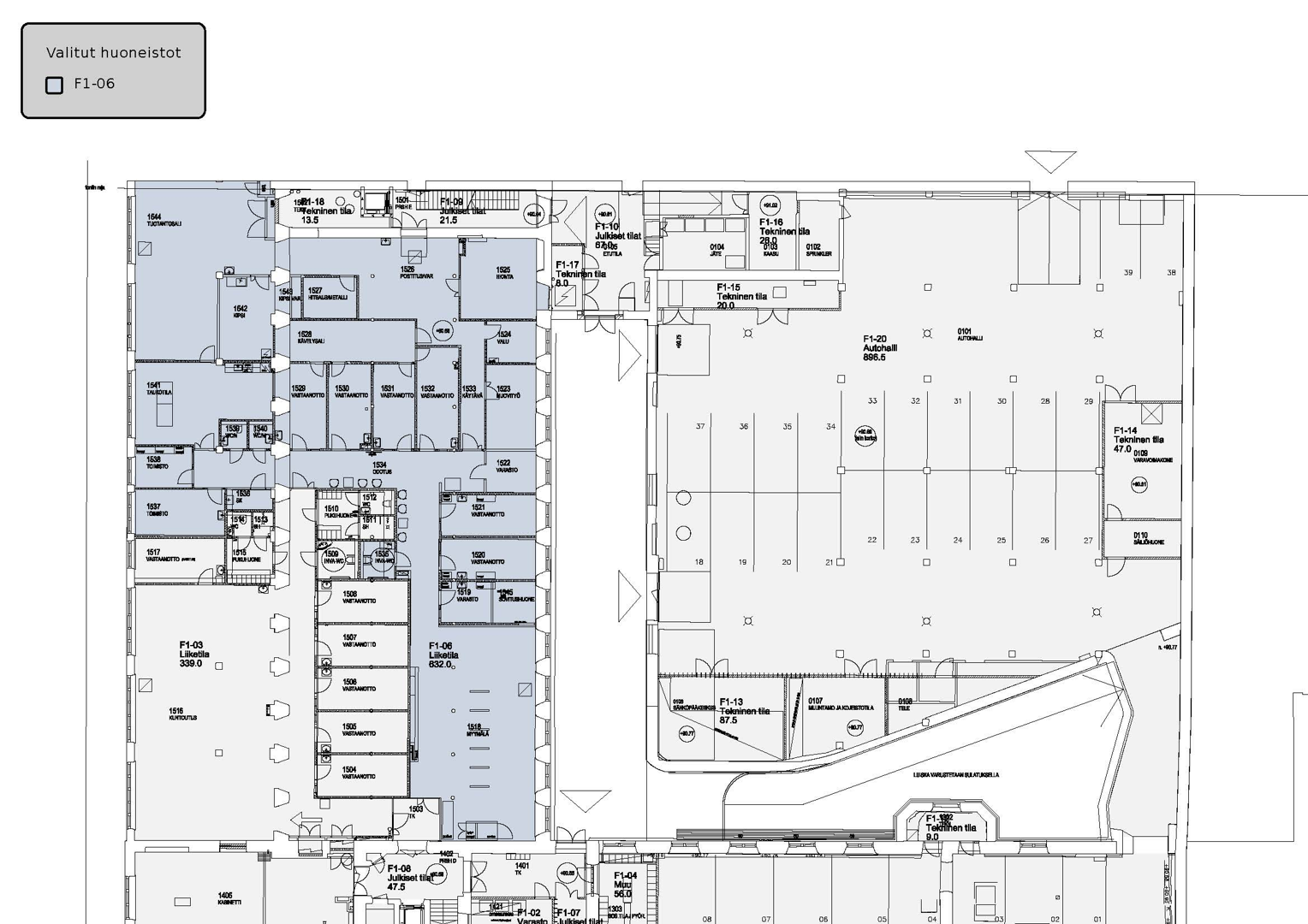 Kelloportinkatu 1 B TAMPERE, 632m2, 1. kerros, Toimistotila