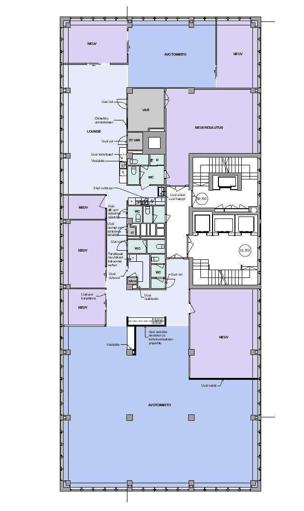 Salomonkatu 17, 569m2, 6. kerros, Toimistotila