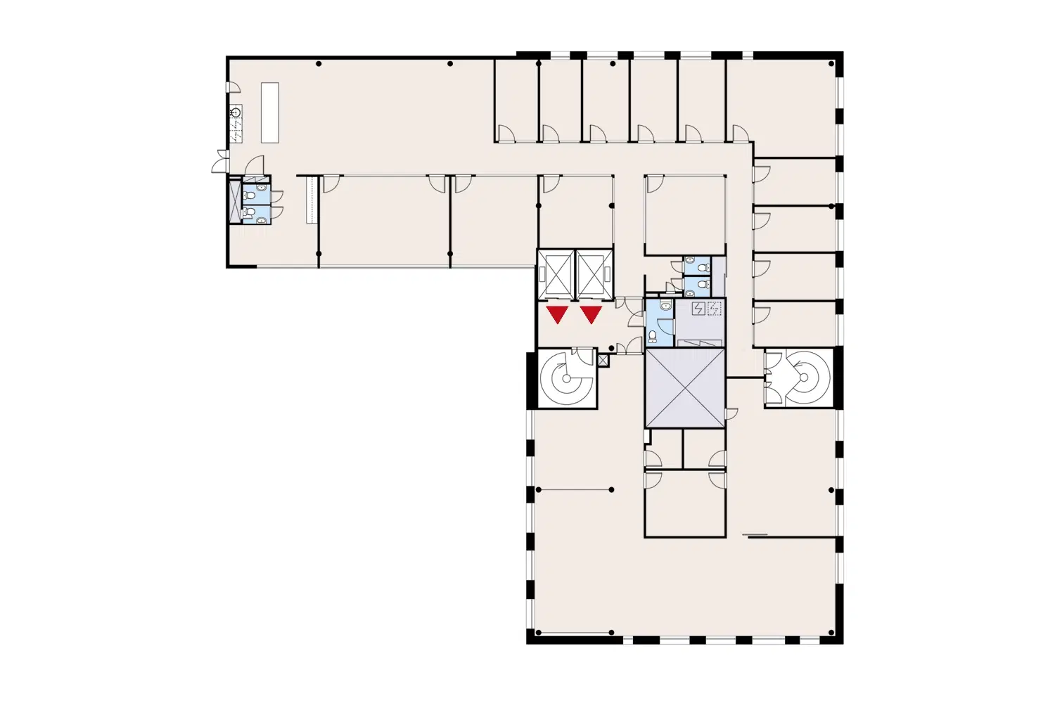 Energiakuja 3, 800m2, 5. kerros, Toimistotila