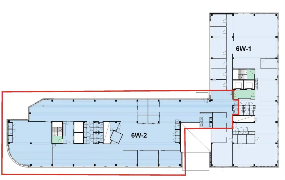 Itämerenkatu 1, 757m2, 6. kerros, Toimistotila