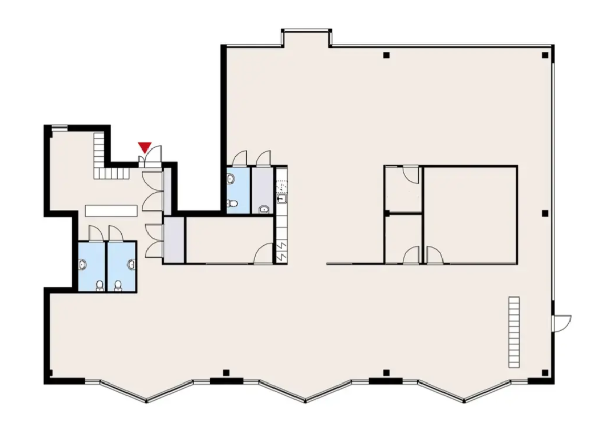 Ratavartijankatu 3, 376m2, 1. kerros, Toimistotila