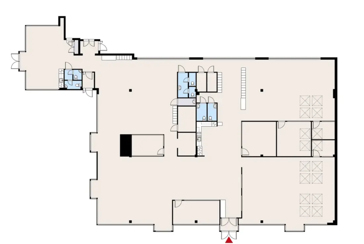 Ratavartijankatu 3, 664m2, 1. kerros, Toimistotila