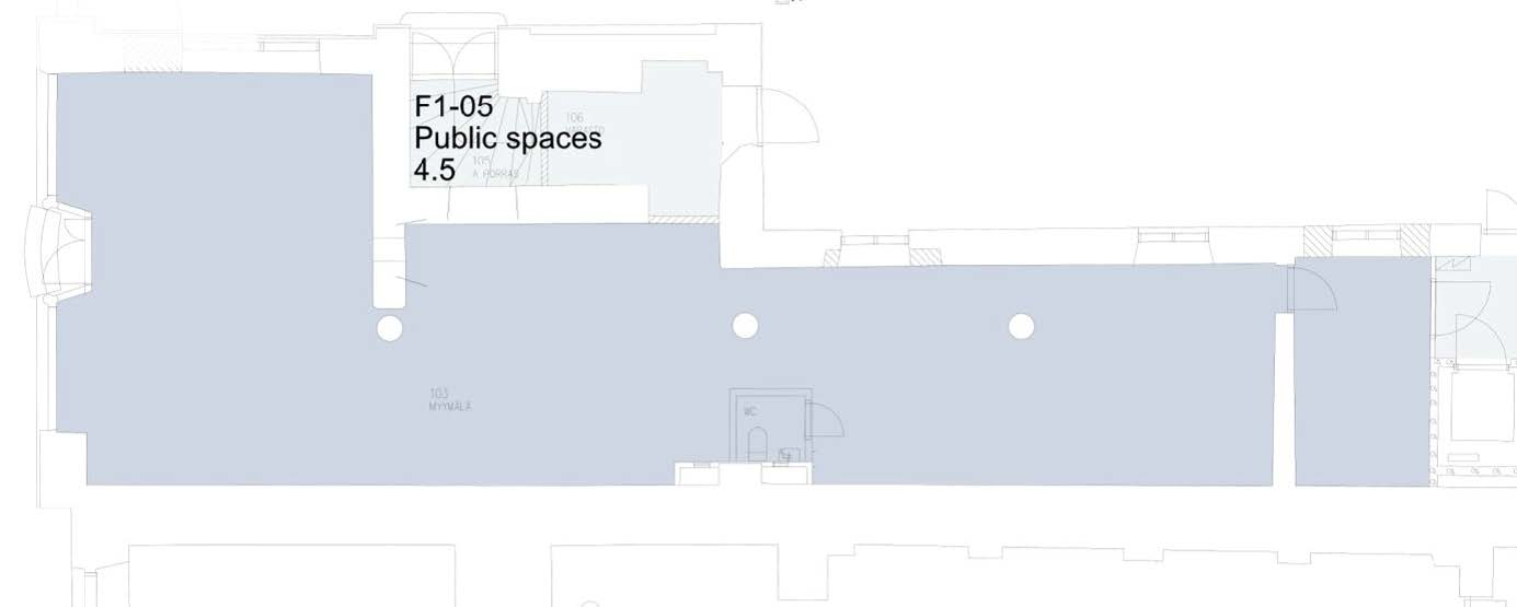 Pohjoisesplanadi 21, 130m2, Katuaso, Liiketila
