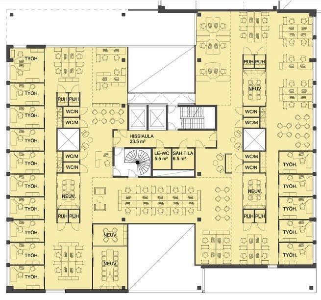 Virkatie 9, 18000m2, Useita kerroksia, Toimistotila