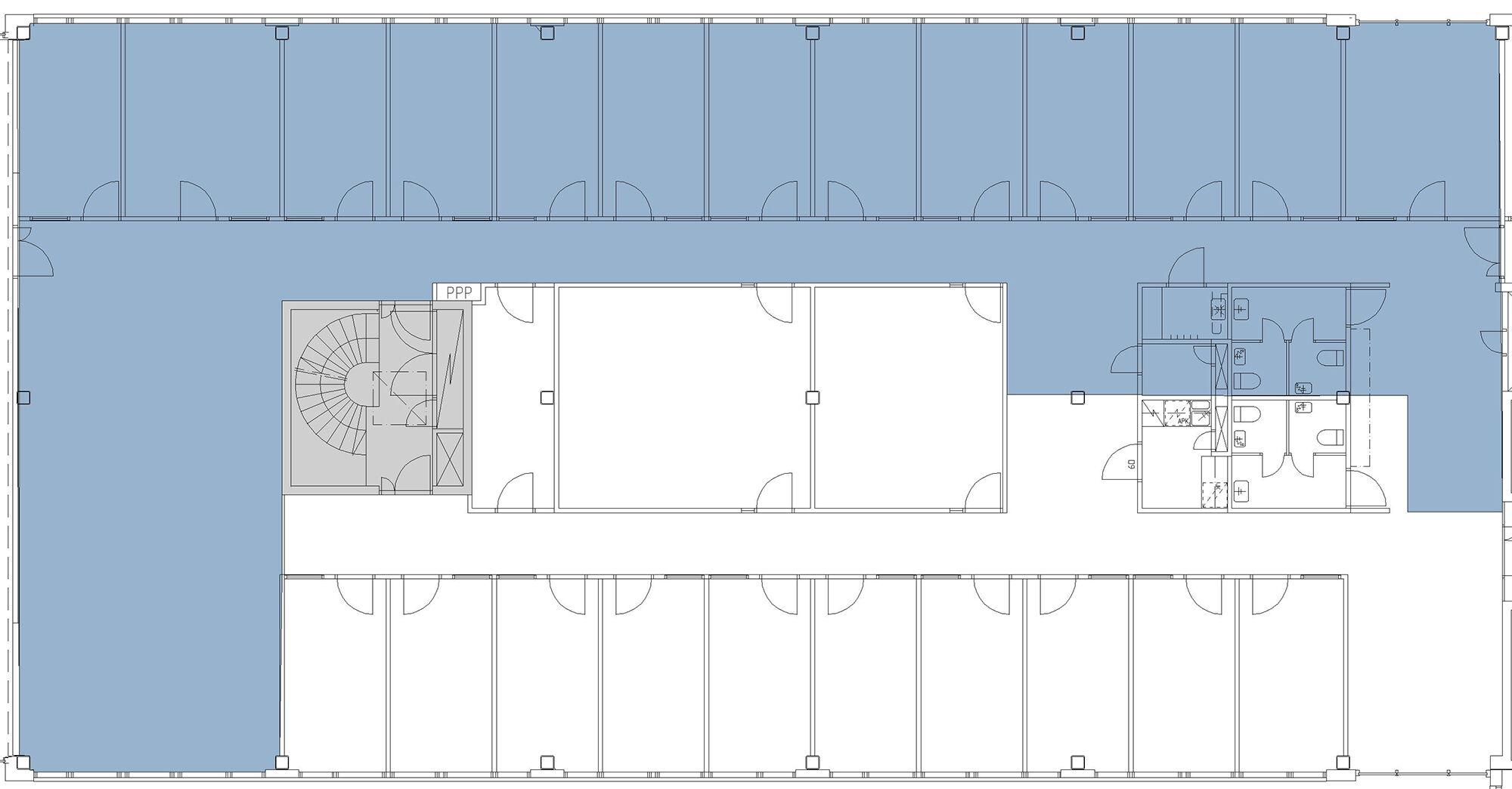 Pihatörmä 1 C, 282m2, 5. kerros, Toimistotila
