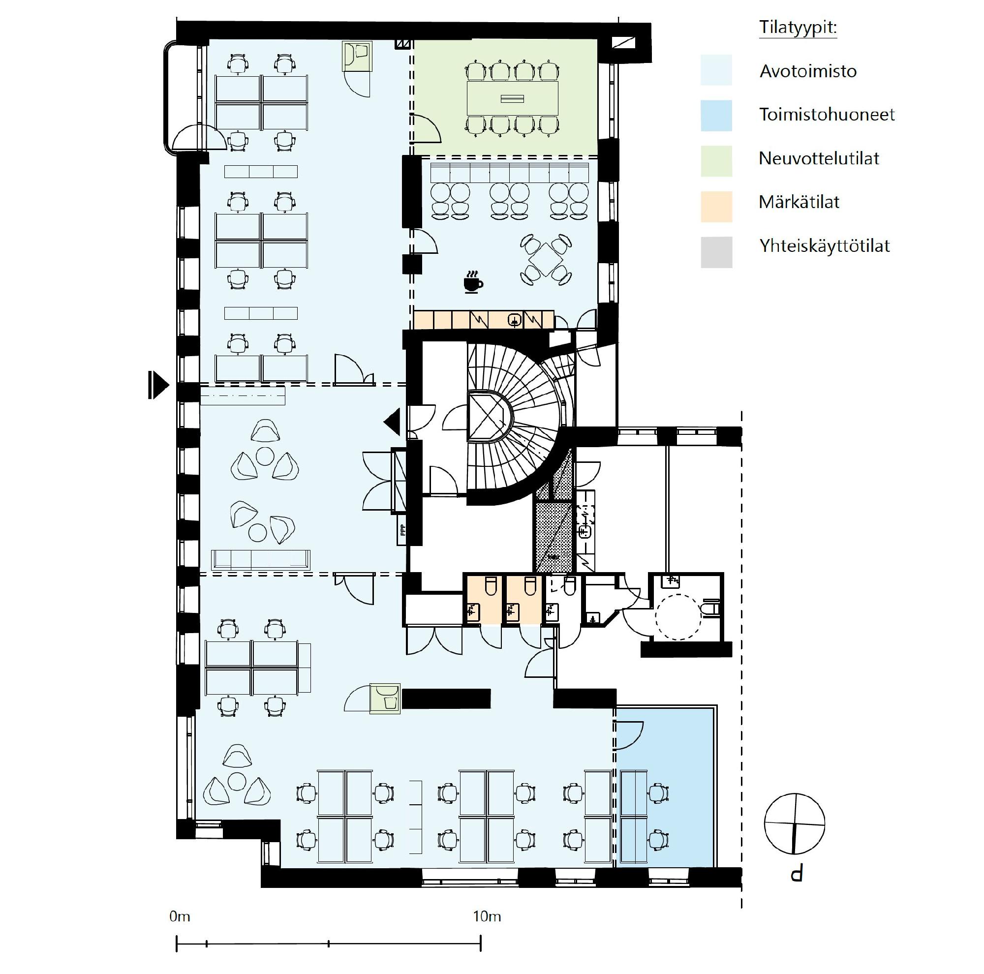 Unioninkatu 18, 314m2, 4. kerros, Toimistotila