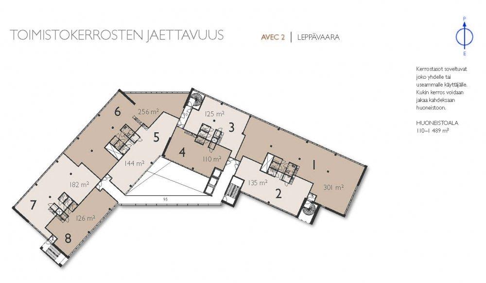 Esikunnankatu 1, 12500m2, Useita kerroksia, Toimistotila